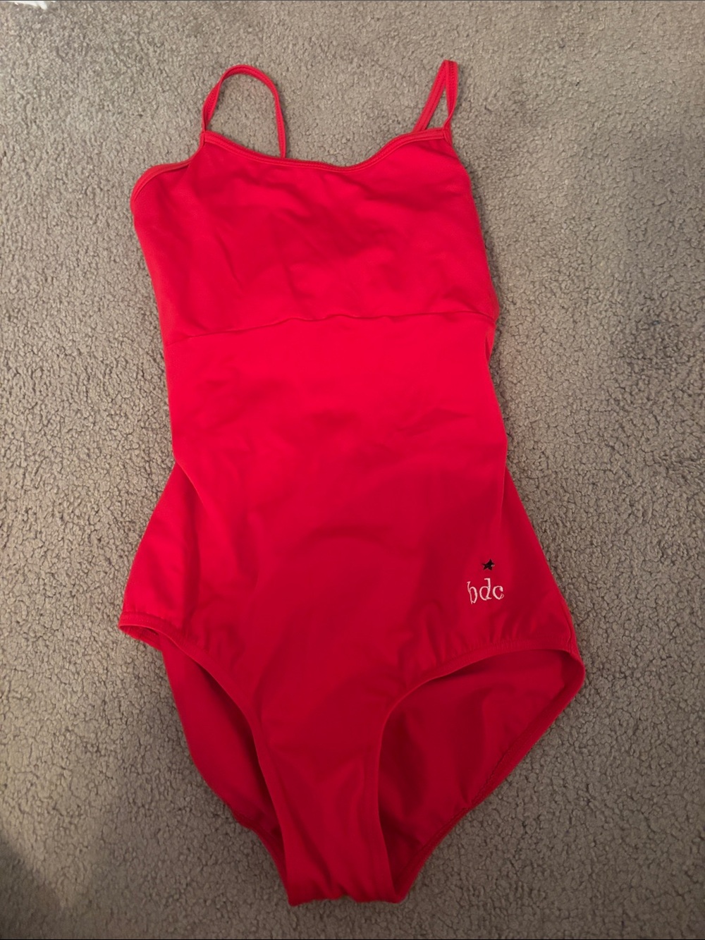 Red balera leotard